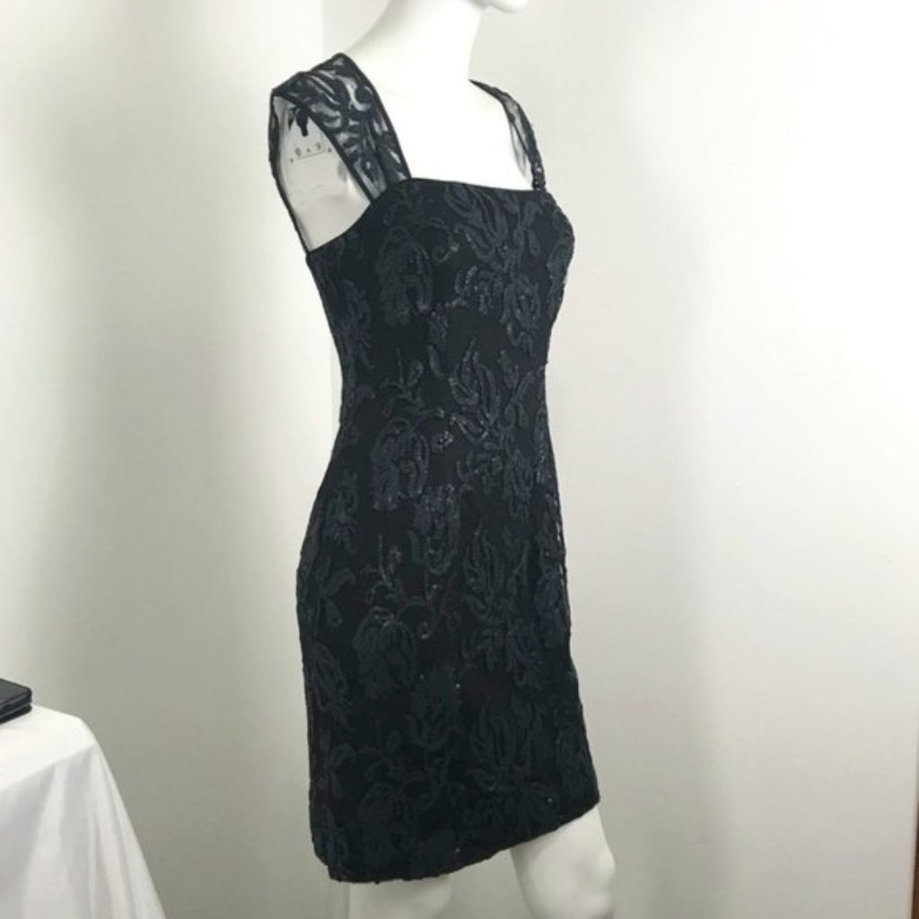Adrianna Papell Sequin Cocktail Dress